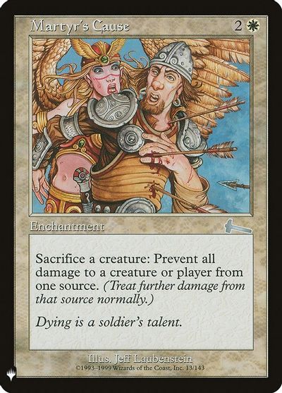 Martyr's Cause card art