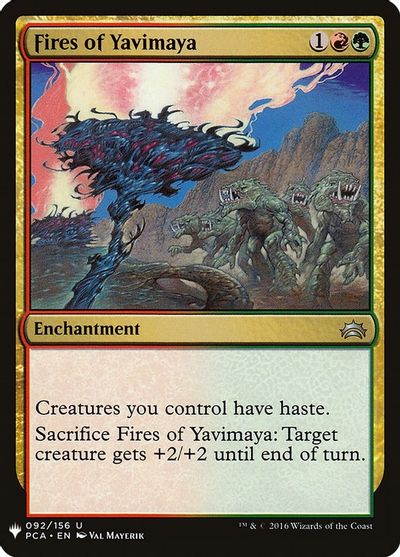 Fires of Yavimaya card art