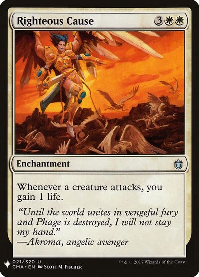 Righteous Cause card art