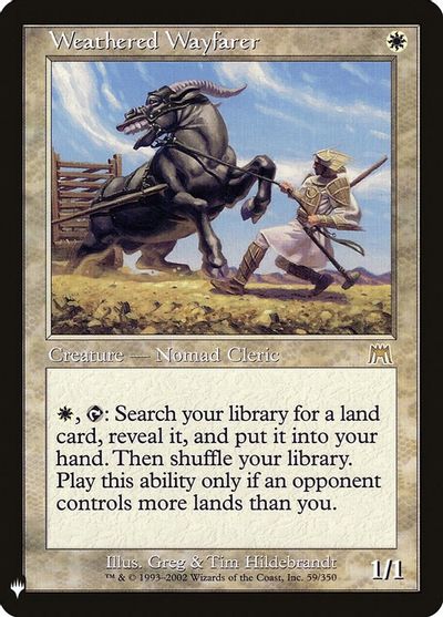 Weathered Wayfarer card art