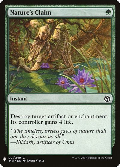 Nature's Claim card art