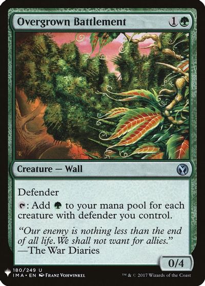 Overgrown Battlement card art