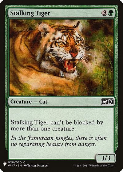 Stalking Tiger card art