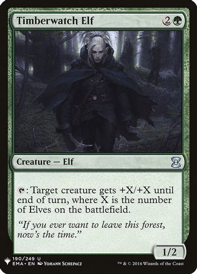 Timberwatch Elf card art