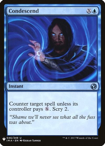 Condescend card art