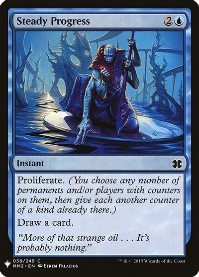 Steady Progress card art