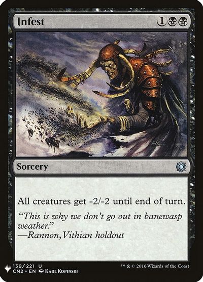 Infest card art