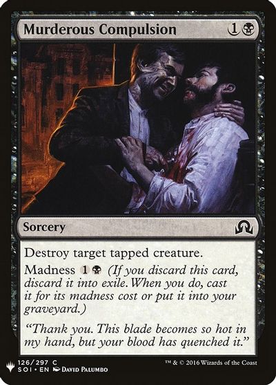 Murderous Compulsion card art