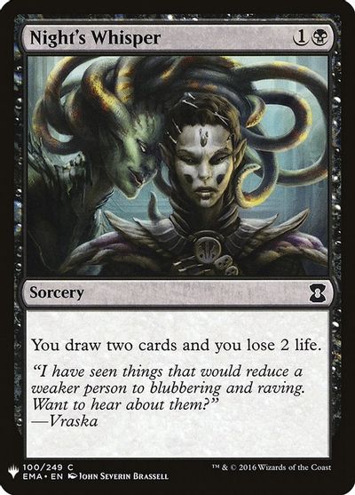 Night's Whisper card art