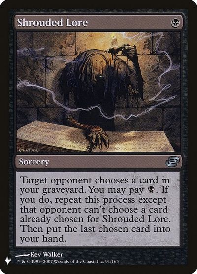 Shrouded Lore card art
