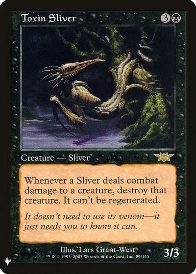 Toxin Sliver card art