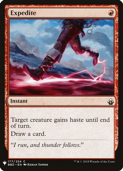 Expedite (BBD) card art