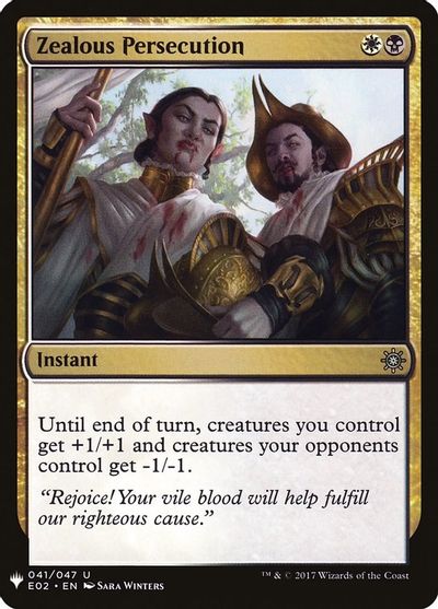 Zealous Persecution card art