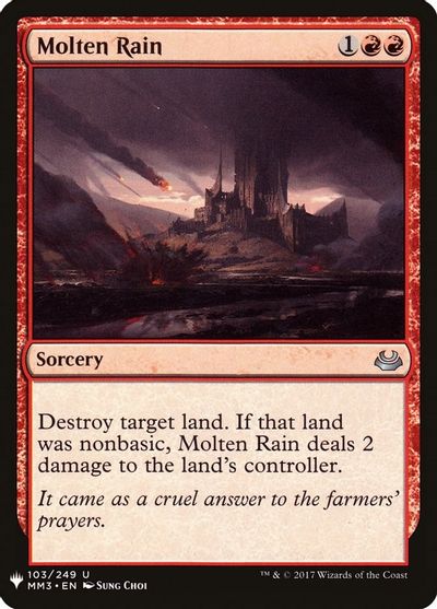Molten Rain card art