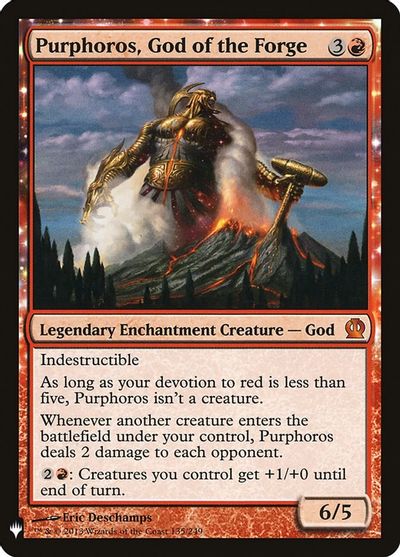 Purphoros, God of the Forge card art