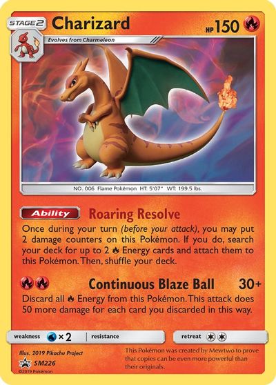 Charizard - SM226 card art