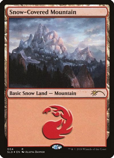 Snow-Covered Mountain (4) card art