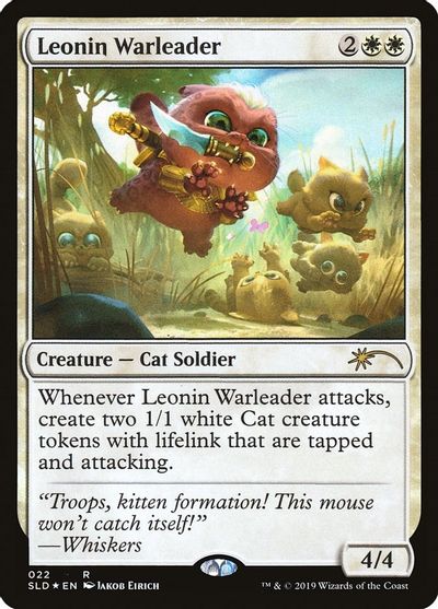 Leonin Warleader card art
