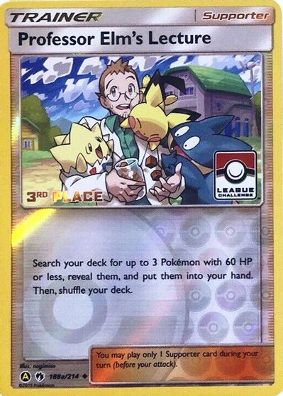 Professor Elm's Lecture - 188a/214 (League Challenge) [3rd Place] card art