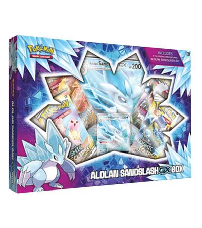 Alolan Sandslash GX Box card art