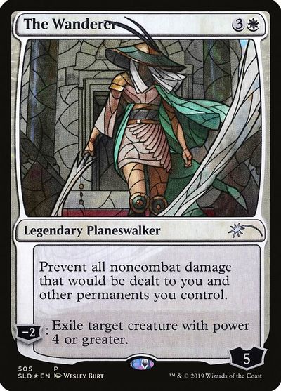 The Wanderer (Stained Glass) card art