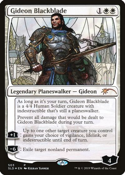 Gideon Blackblade (Stained Glass) card art