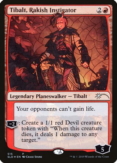 Tibalt, Rakish Instigator (Stained Glass) card art