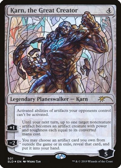 Karn, the Great Creator (Stained Glass) card art