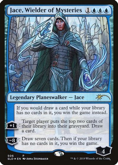 Jace, Wielder of Mysteries (Stained Glass) card art