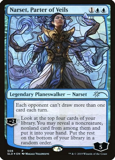 Narset, Parter of Veils (Stained Glass) card art