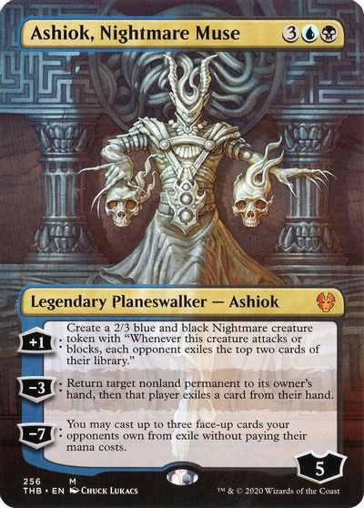 Ashiok, Nightmare Muse (Borderless) card art