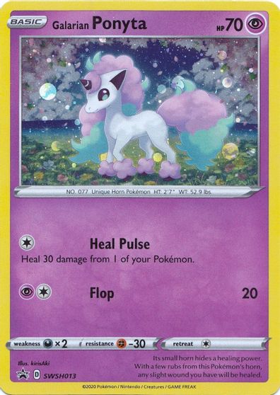 Galarian Ponyta - SWSH013 card art