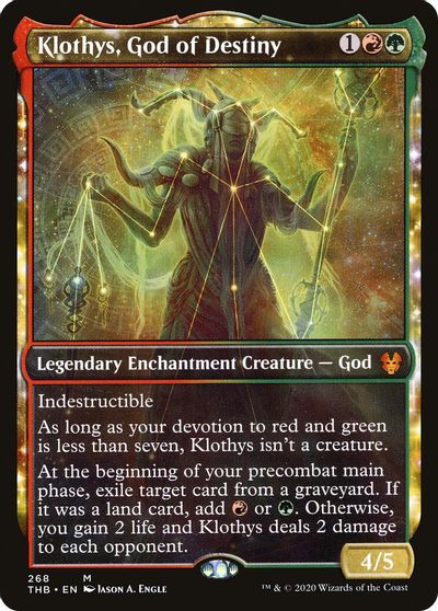 Klothys, God of Destiny (Showcase) card art
