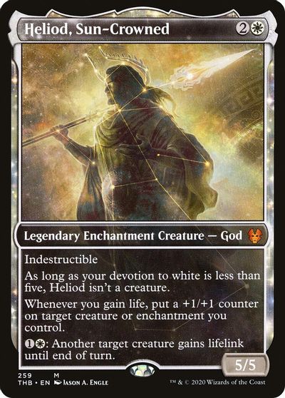 Heliod, Sun-Crowned (Showcase) card art