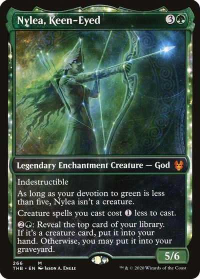 Nylea, Keen-Eyed (Showcase) card art