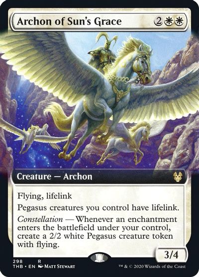 Archon of Sun's Grace (Extended Art) card art