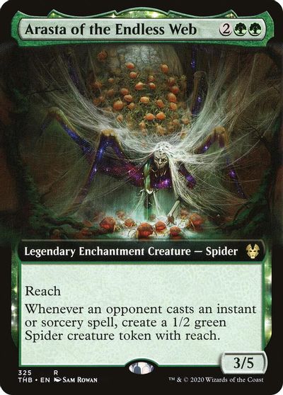 Arasta of the Endless Web (Extended Art) card art