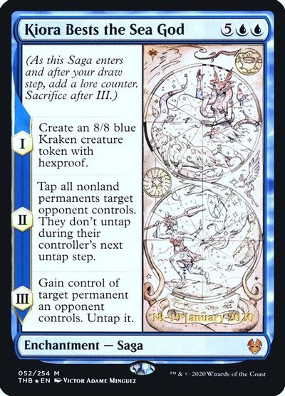 Kiora Bests the Sea God card art