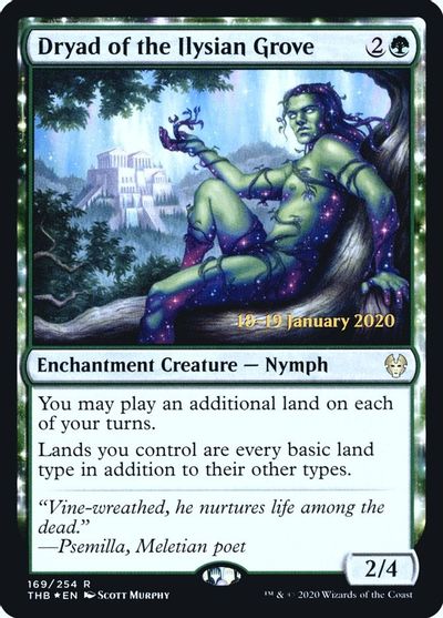Dryad of the Ilysian Grove card art