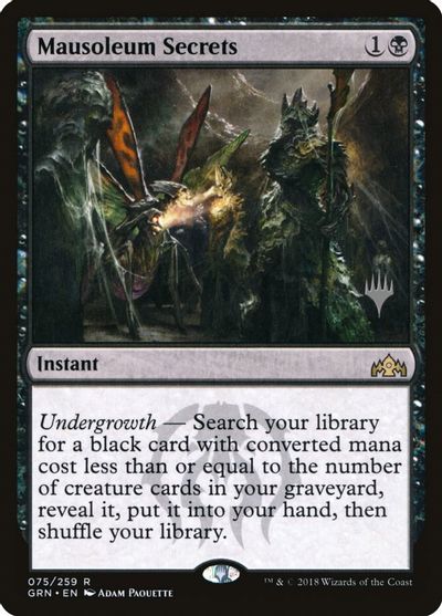 Mausoleum Secrets card art