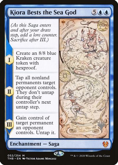 Kiora Bests the Sea God card art