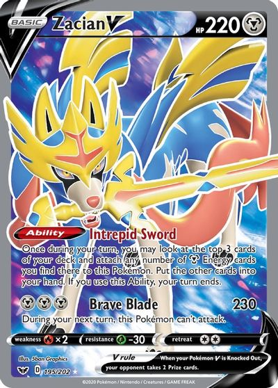 Zacian V (Full Art) card art