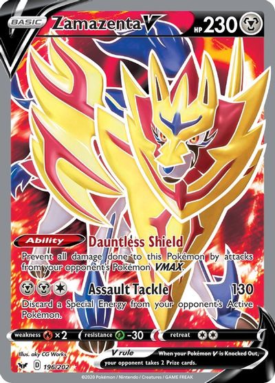Zamazenta V (Full Art) card art
