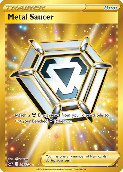 Metal Saucer (Secret) card art
