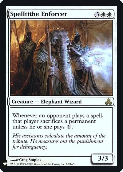 Spelltithe Enforcer card art