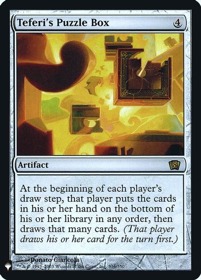 Teferi's Puzzle Box card art
