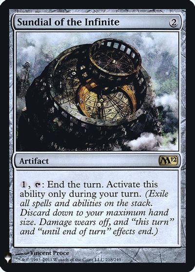 Sundial of the Infinite card art