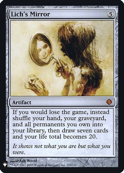Lich's Mirror card art