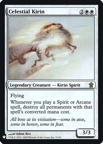 Celestial Kirin card art