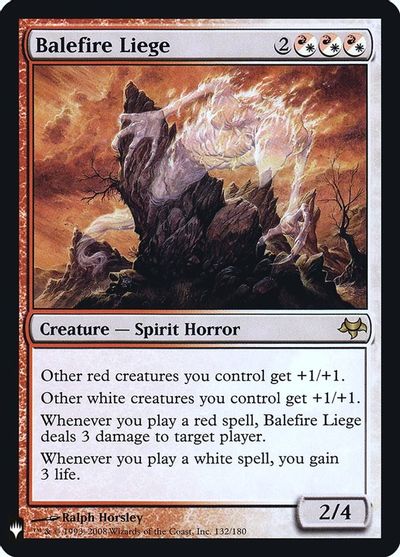 Balefire Liege card art